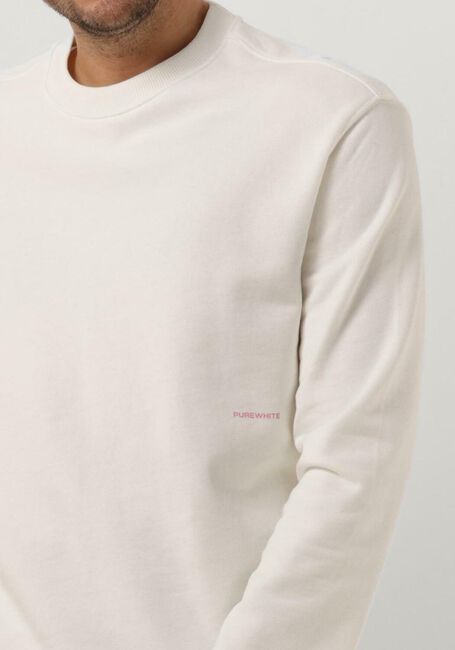 Nicht-gerade weiss PUREWHITE Pullover CREWNECK WITH BIG EMBROIDERY AT BACKSIDE - large
