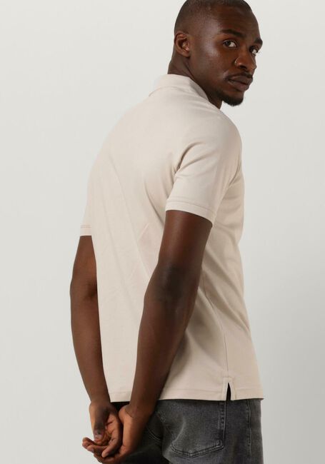 Beige CALVIN KLEIN Polo-Shirt SMOOTH COTTON SLIM POLO - large