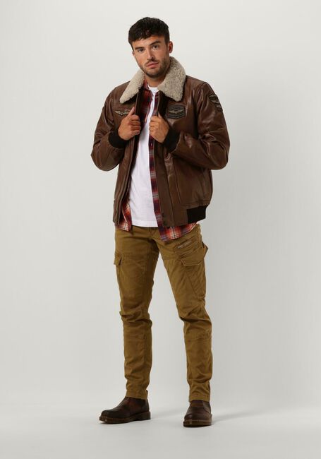 Rote PME LEGEND Casual-Oberhemd LONG SLEEVE SHIRT CTN TWILL CHECK - large