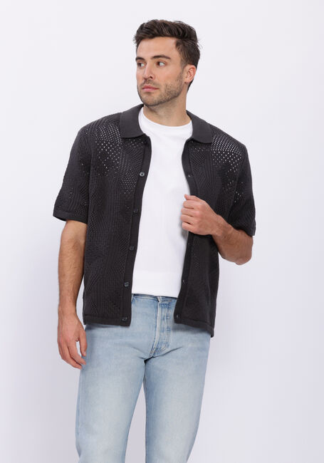 Schwarze LEVI'S Casual-Oberhemd SWEATER CAMP SHIRT - large