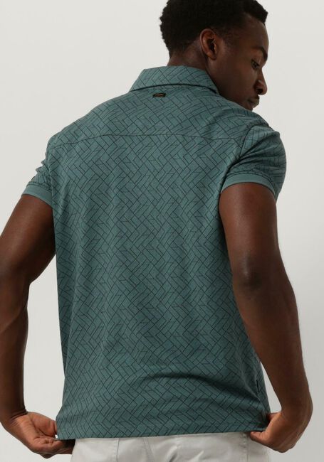 Grüne PME LEGEND Polo-Shirt SHORT SLEEVE POLO JACQUARD JERSEY - large