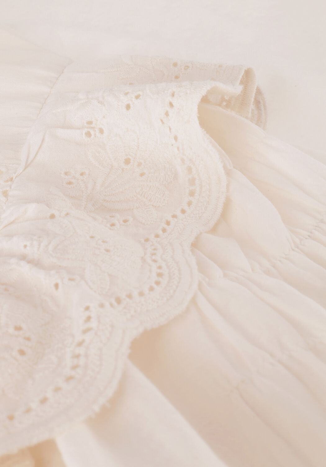 Wei&szlig;e SUMMUM Blusen BLOUSE COTTON VOILE EMBROIDERY - large