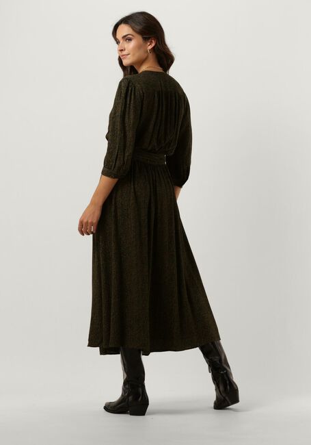 Dunkelgrün SCOTCH & SODA Midikleid MIDI WRAP DRESS - large