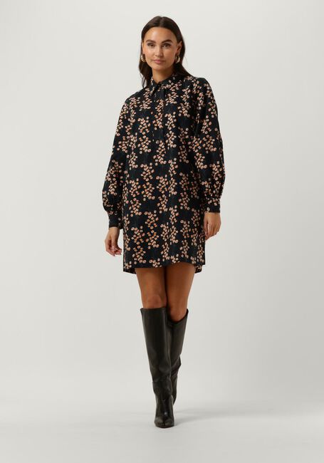 Schwarze SECOND FEMALE Minikleid CLAUDE TUNIC DRESS - large