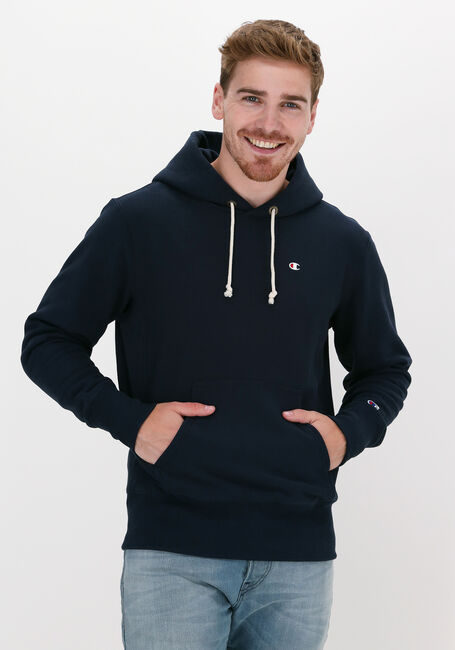 Dunkelblau CHAMPION Sweatshirt REVERSE WEAVE HOODIE - large