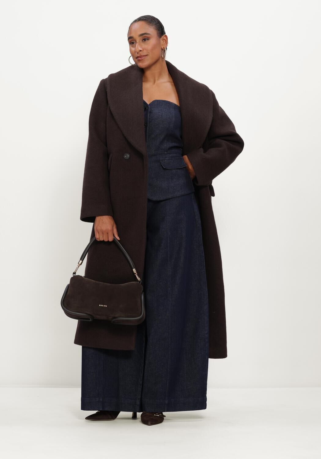 Braune COPENHAGEN MUSE Jacken CMFOUZ-COAT - large