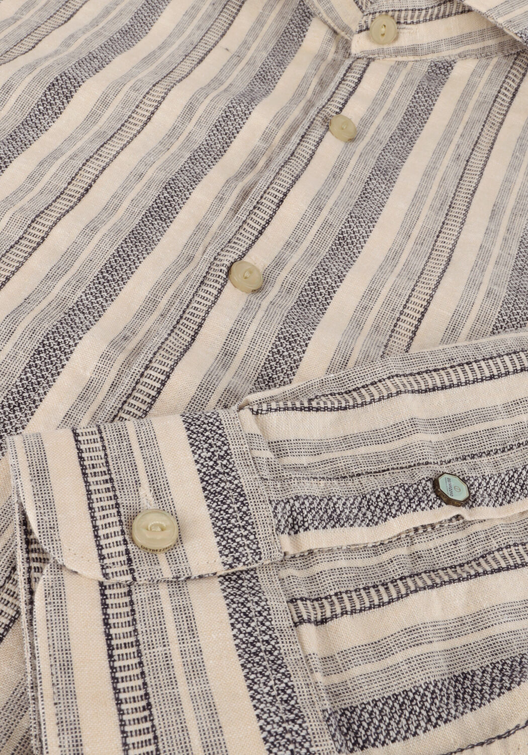 Dunkelblau DSTREZZED Casual-Oberhemd SHIRT FANCY LINEN STRIPE - large