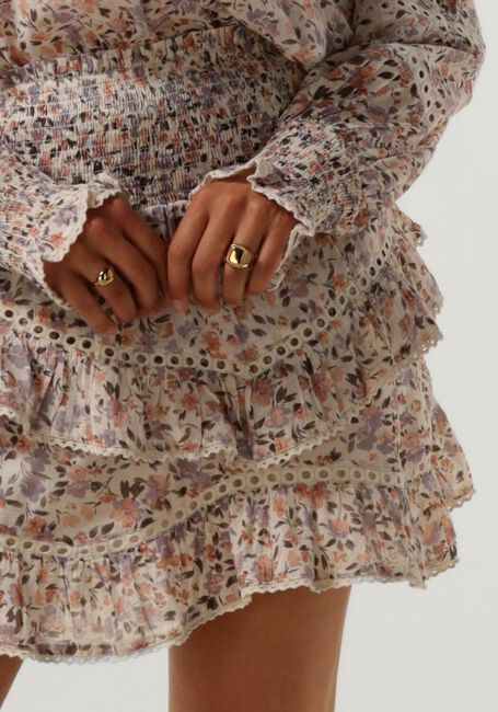 Hell-Pink NEO NOIR Minirock RICKI SOFT FLOWER SKIRT - large