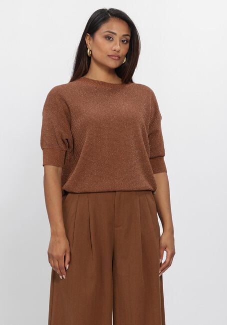 Braune NUKUS Top KINTY TOP LUREX - large