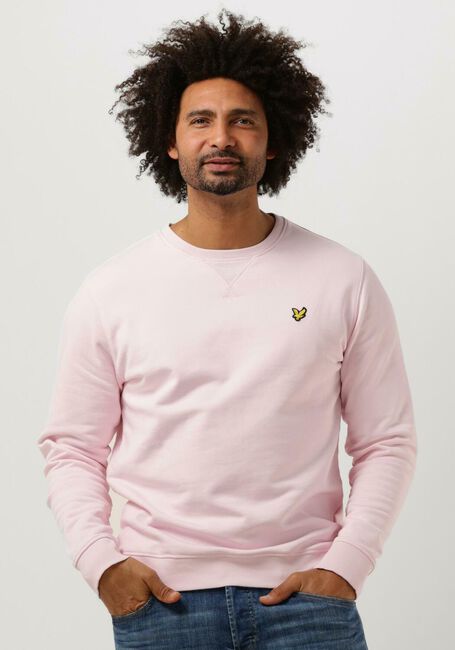 Hell-Pink LYLE & SCOTT Pullover CREW NECK SWEATSHIRT - large