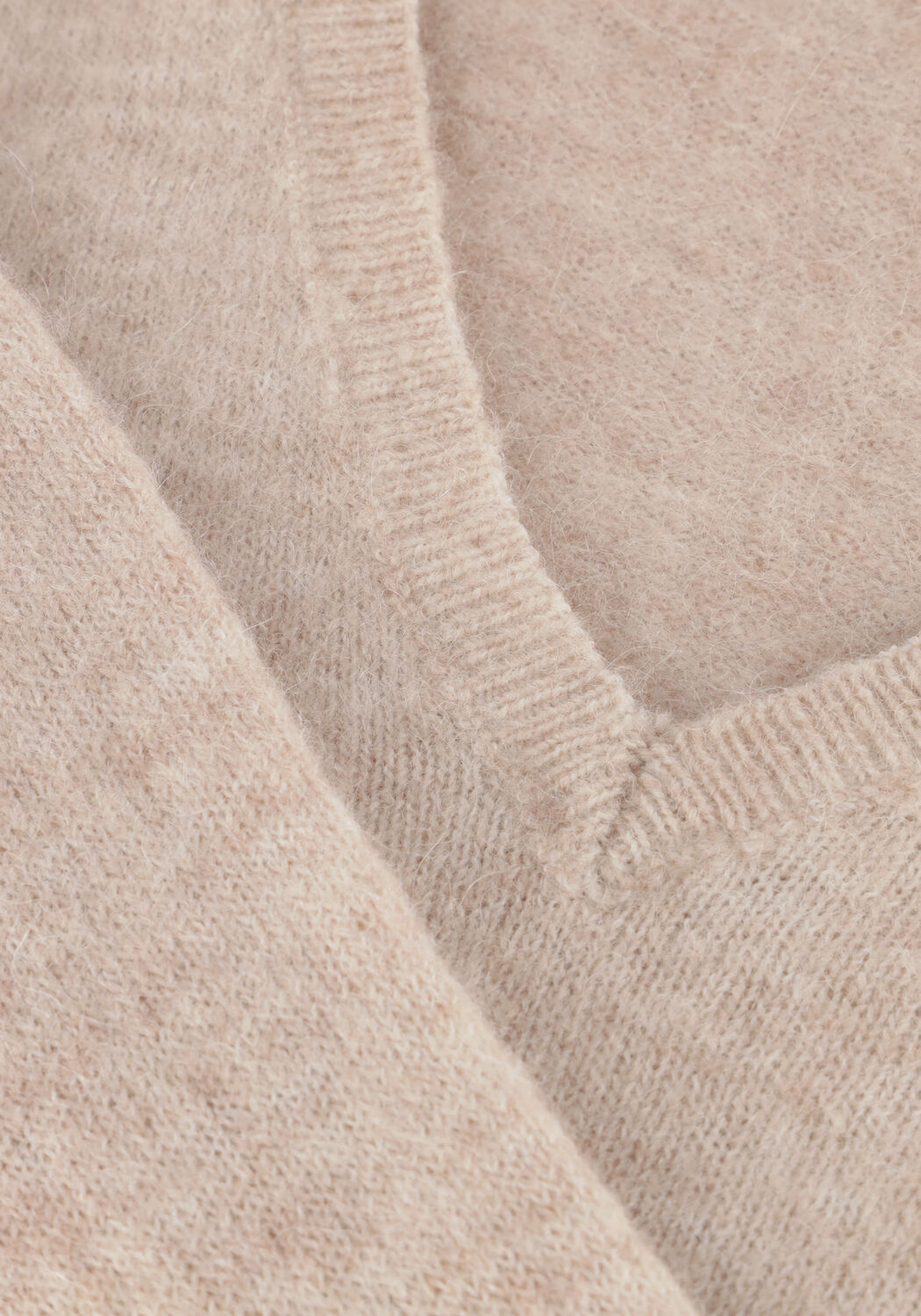 Beige SELECTED WOMEN Pullover SLFLULU NEW LS KNIT V-NECK B NOOS - large