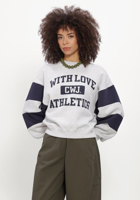 Graue CATWALK JUNKIE Sweatshirt SPORTY GRAPHIC SWEATER - large