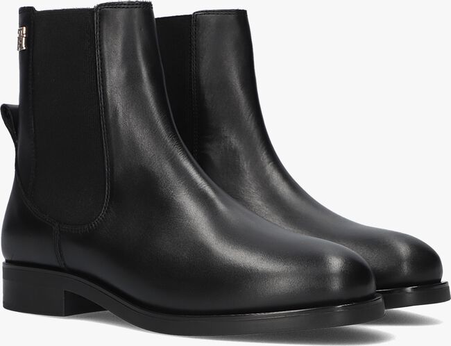 Schwarze TOMMY HILFIGER Chelsea Boots ELEVATED ESSENT THERMO BOOTIE - large