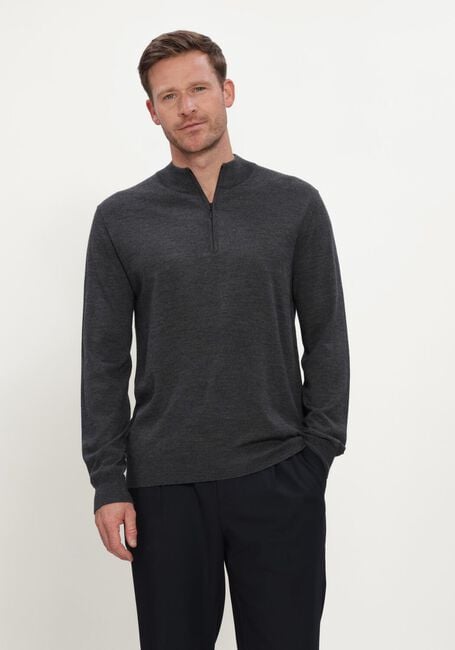 Anthrazit STEFANO LAURAN Pullover HALF ZIP ANDERS - large