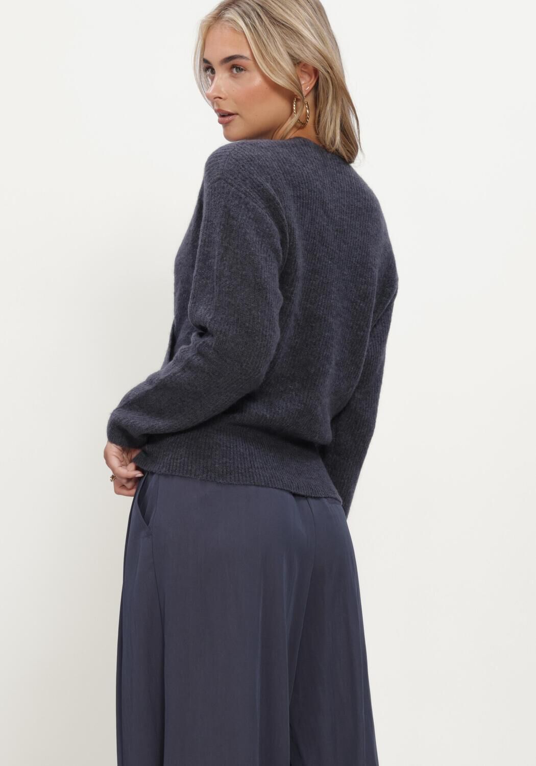 Dunkelgrau MSCH COPENHAGEN Pullover MSCHBONDIE HOPE V PULLOVER - large