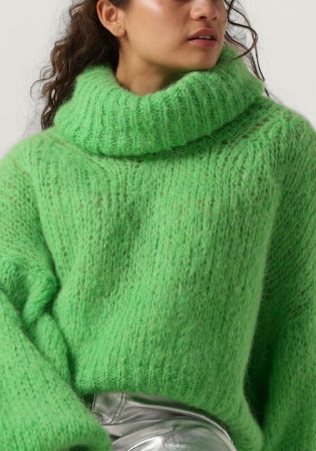Gr&uuml;ne AMERICAN DREAMS Rollkragenpullover PEPPER ROLL NECK CROPPED - large