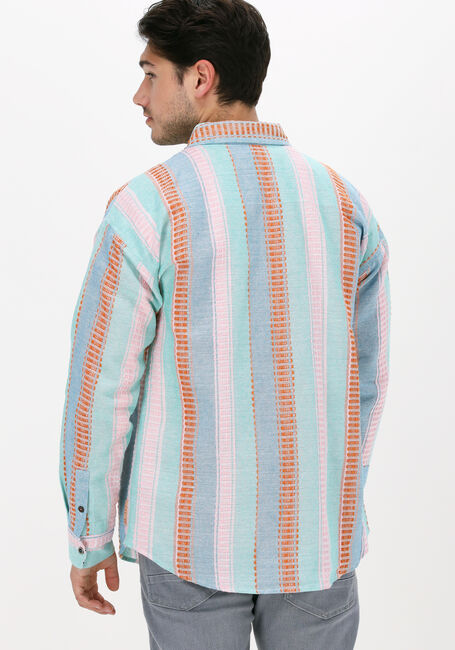 Mehrfarbige/Bunte SCOTCH & SODA Overshirt SEASONAL FIT - BASKET WEAVE VOILE SHIRT - large