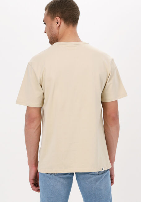 Braune ANERKJENDT T-shirt AKKIKKI RUBBER LOGO TEE - large