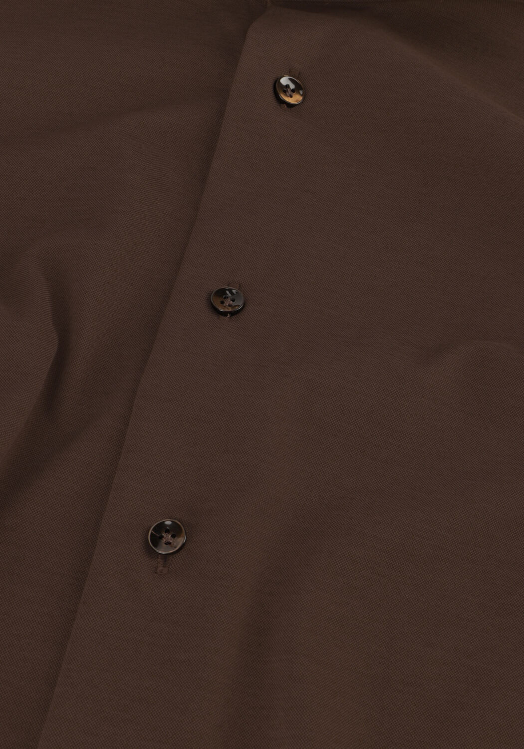 Braune PROFUOMO Klassisches Oberhemd SHIRT X-CUTAWAY JAPANESE KNITTED - large
