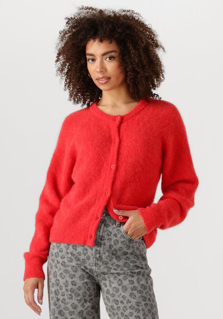 Rote BY-BAR Strickjacke MEYA CARDIGAN - large