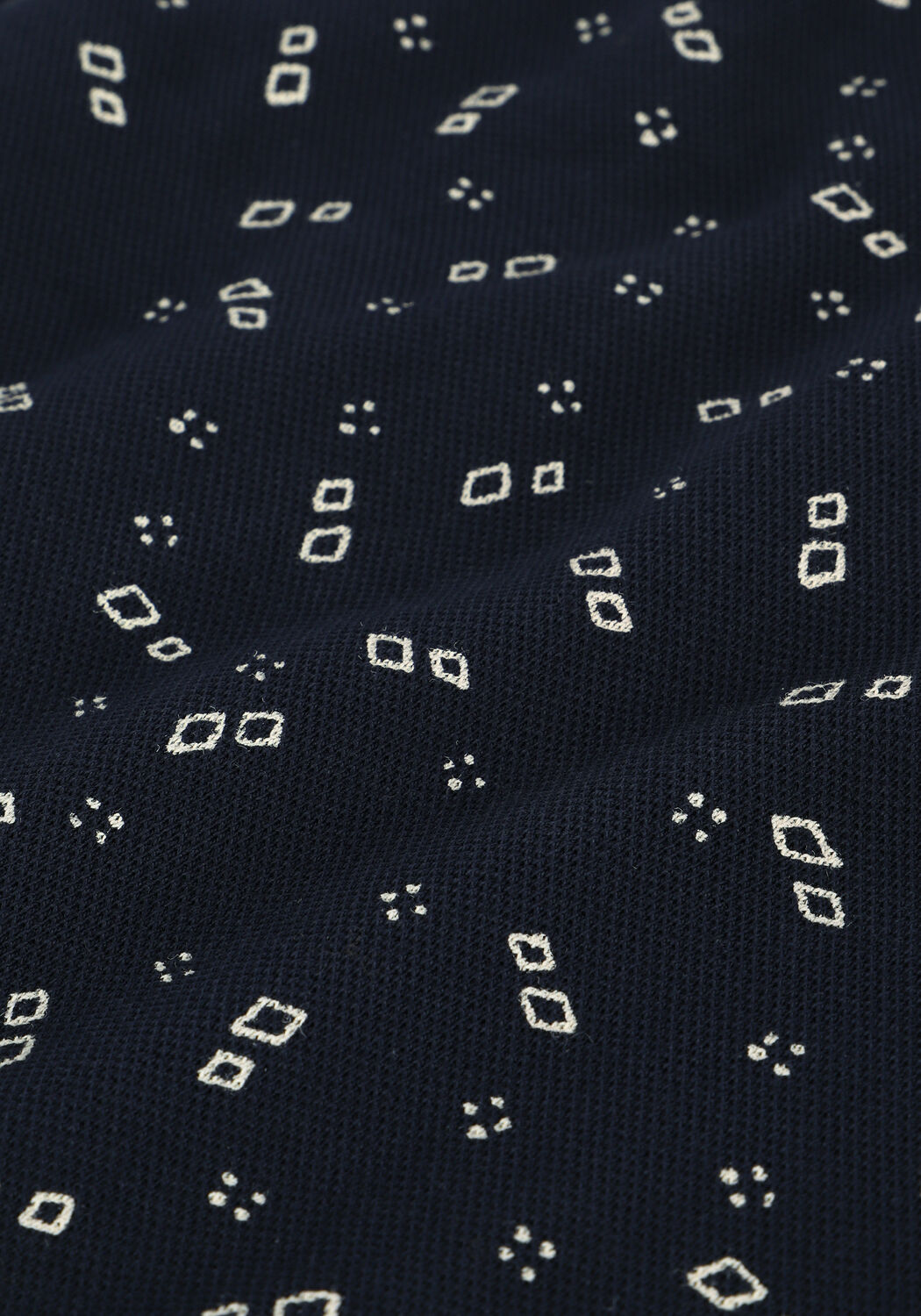 Dunkelblau SCOTCH & SODA Casual-Oberhemd PRINTED PIQUE POLO IN ORGANIC COTTON - large