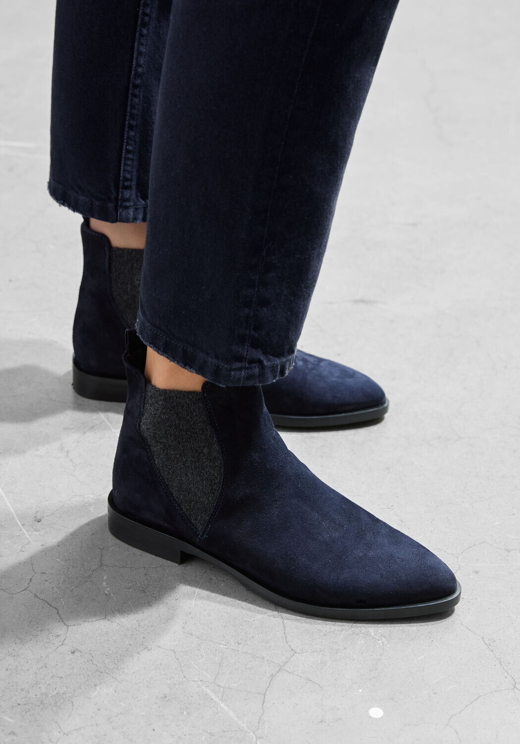 Blaue STEFANO LAURAN Stiefeletten S3289 - medium