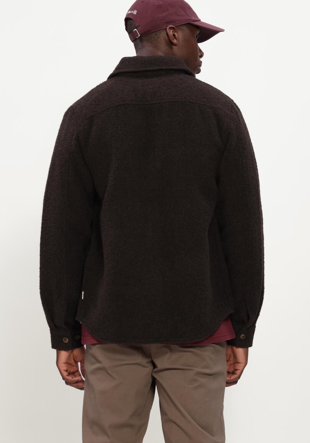 Braune LES DEUX Overshirt BOUCL&Eacute; OVERSHIRT - large
