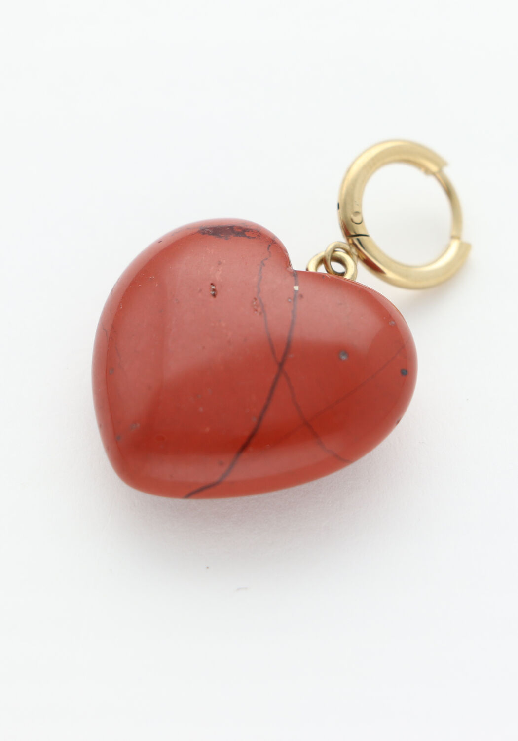 Rote BONNIE STUDIOS Schmuck HEART COPPER PENDANT - large