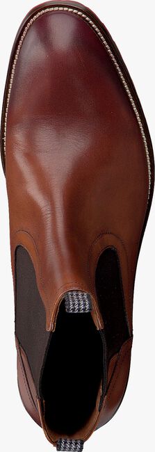 Cognacfarbene FLORIS VAN BOMMEL Chelsea Boots 10976 - large
