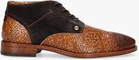 Cognacfarbene REHAB Business Schuhe SALVADOR WEAVE - medium