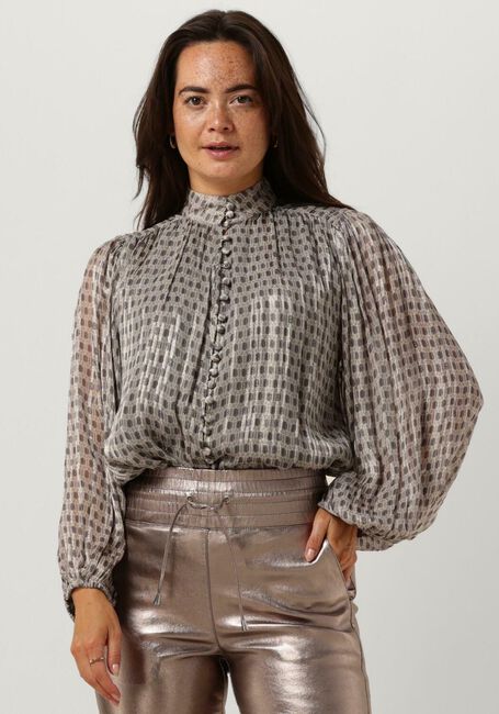 Bronzefarbene IBANA Blusen TALICI LUREX - large