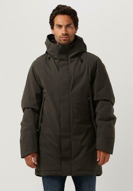 Dunkelgr&uuml;n KRAKATAU Wattierte Jack QM374 - large