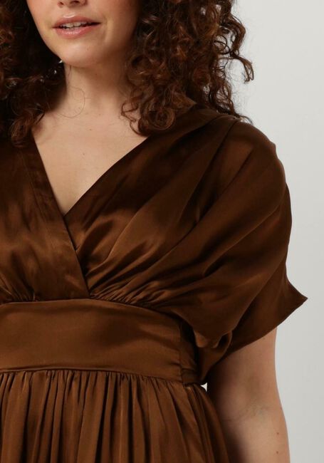 Braune SEMICOUTURE Maxikleid BLONDIE - large