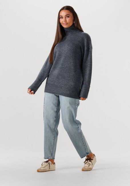 Dunkelblau WITHBLACK Pullover WBLALVA LONG ROLL NECK SWEATER - large