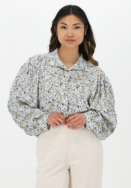 Grüne LEVETE ROOM Blusen SICILY 4 SHIRT - large