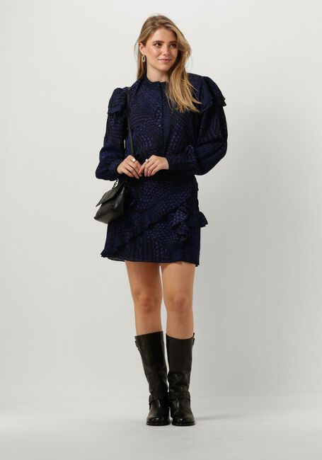 Dunkelblau ALIX THE LABEL Blusen GRAPHIC RAFFLE BLOUSE - large