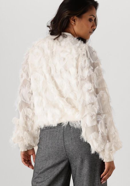 Weiße SUMMUM Blusen BLOUSE FRINGE FLUFFY - large