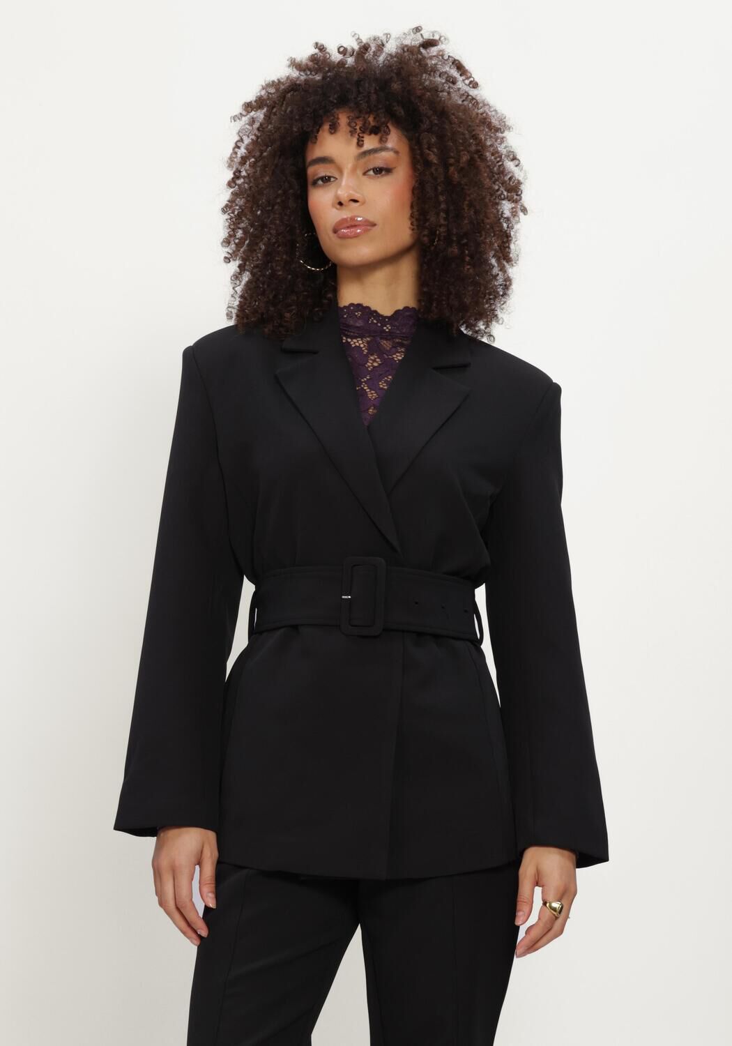 Schwarze Y.A.S. Blazer YASTRAVY LS BLAZER S. - large