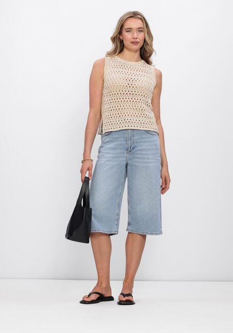 Sand MODSTR&Ouml;M Tops & T-shirts VESTERMD TOP - large