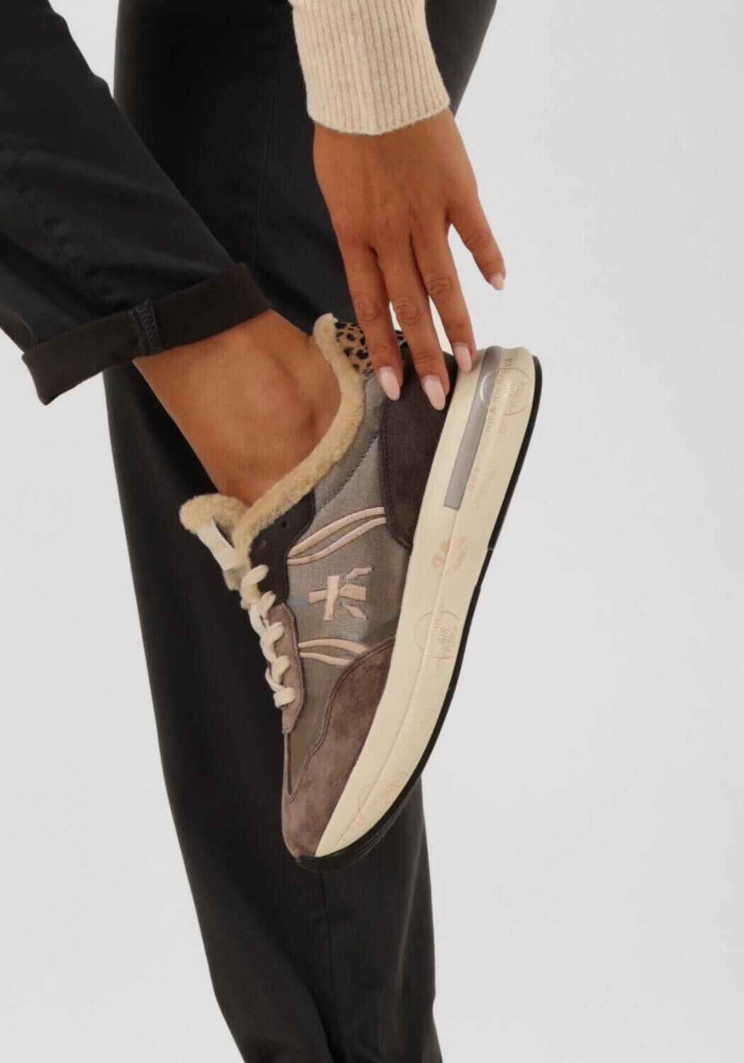 Braune PREMIATA Sneaker Low CASSIE - large