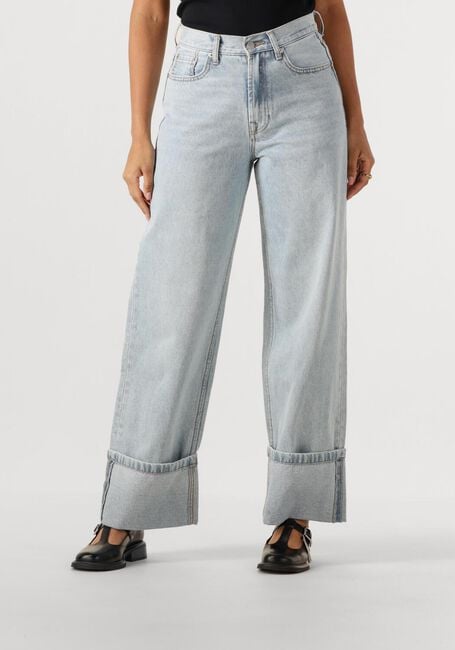 Hellblau WITHBLACK Wide jeans WBLHAZEL HW TURN UP JEANS - large