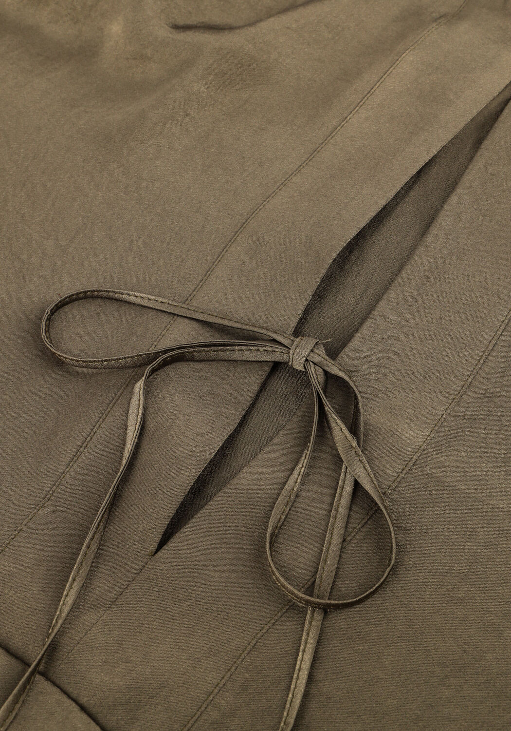 Olive SUMMUM Blusen TOP BOW SILKY TOUCH - large