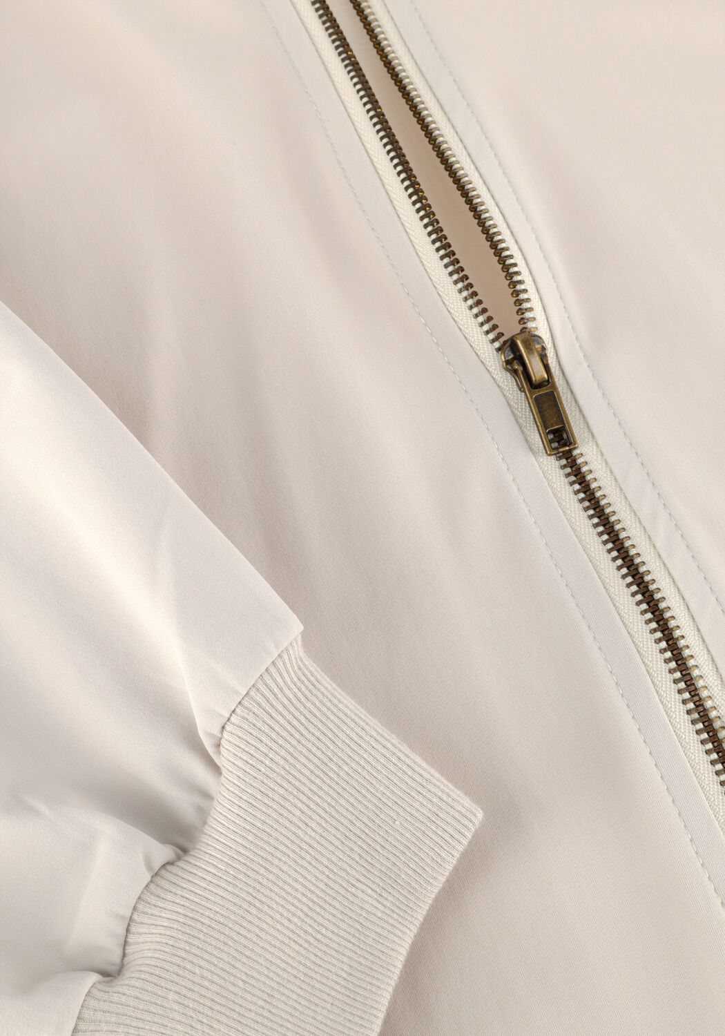 Beige PENN & INK Strickjacke HOODIE - large