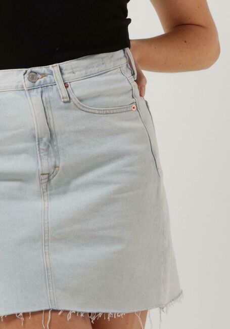 Hellblau TOMMY JEANS  MOM MID SKIRT BG0018 - large