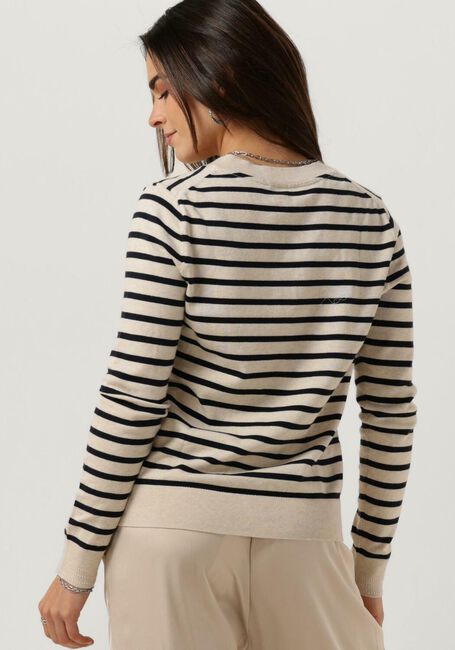 Beige TOMMY HILFIGER Pullover CO JERSEY STITCH V-NK SWEATER - large