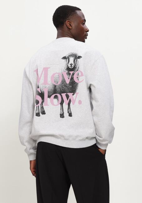 Graue POCKIES Sweatshirt MOVE SLOW CREW - large