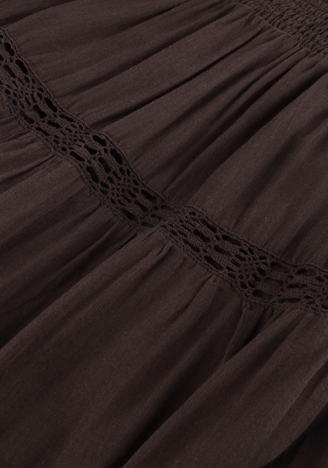 Braune NEO NOIR Midirock FELICIA S VOILE SKIRT - large