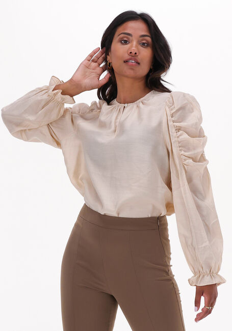 Beige SECOND FEMALE Blusen MASMA BLOUSE - large