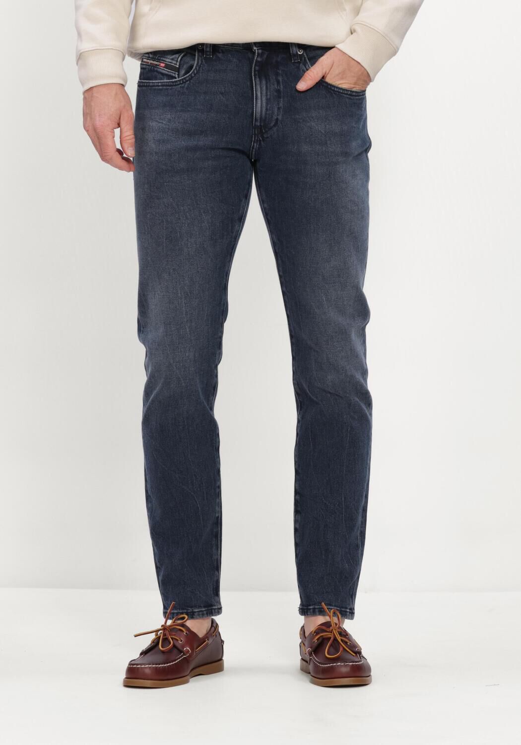 Dunkelblau DIESEL Straight leg jeans 2019 D-STRUKT - large
