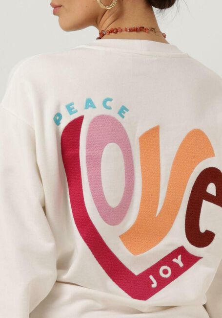 Weiße CATWALK JUNKIE Sweatshirt SW POWER OF LOVE - large